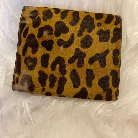 Prada leopard bifold with certification card - Picture 2 of 5